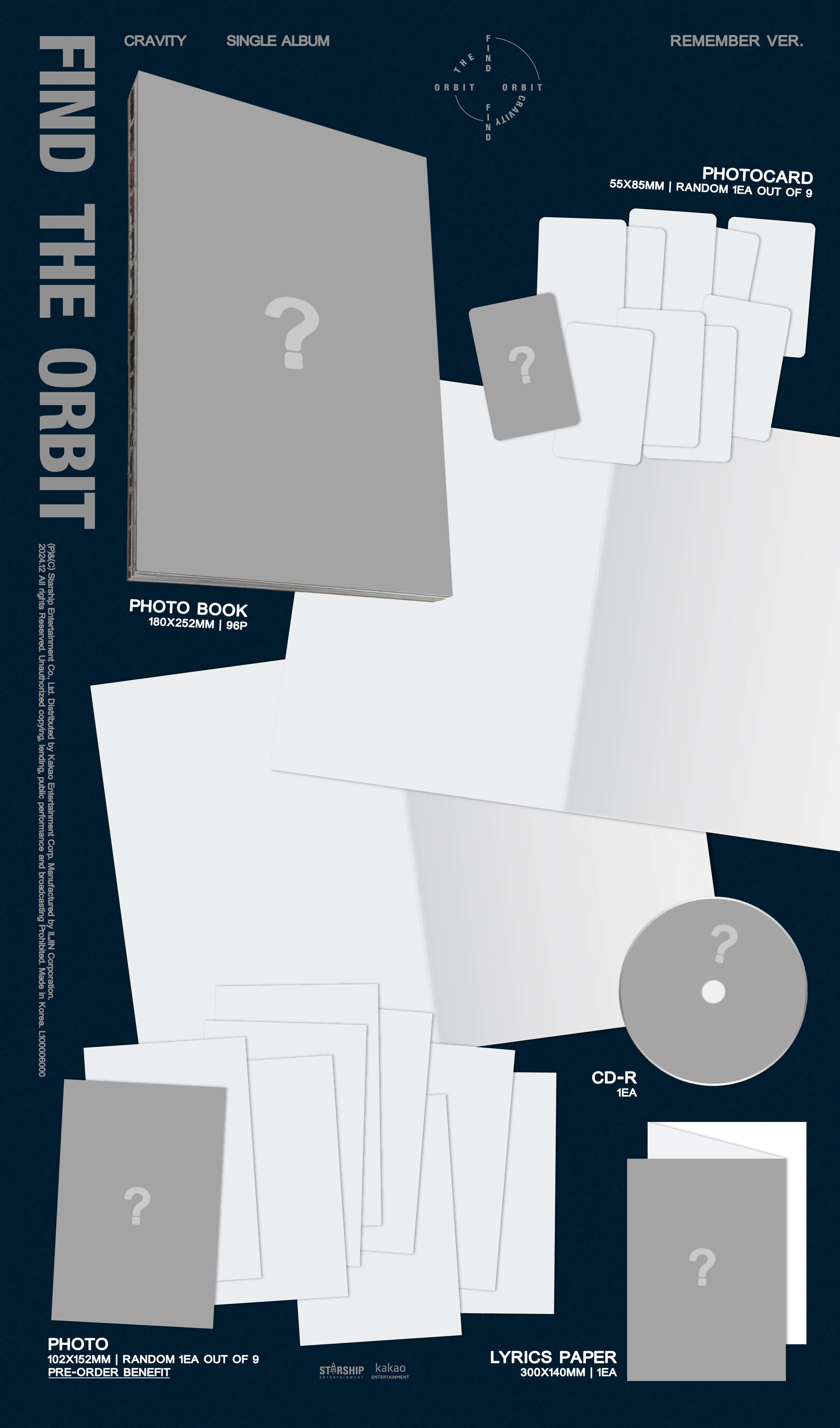 CRAVITY Single Album [FIND THE ORBIT]