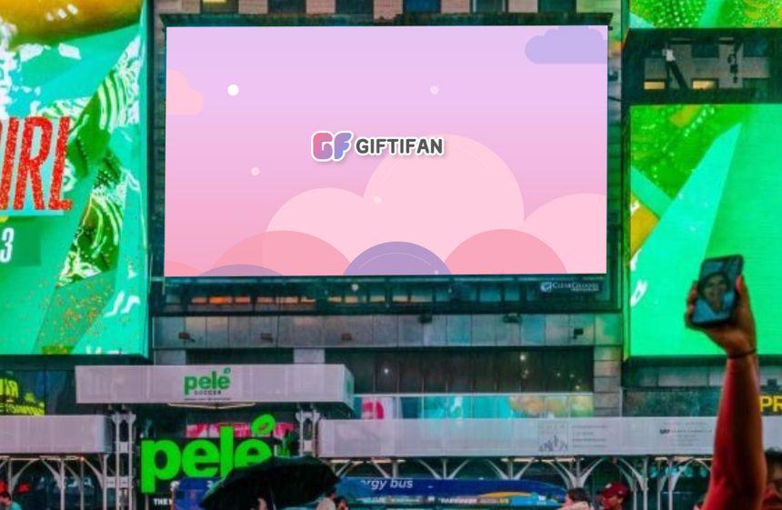 New York Times Square Pele Billboard